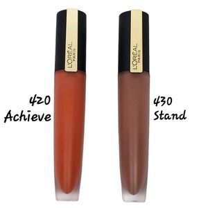 L'Oréal Matte Lip Stain Duo 420 & 430